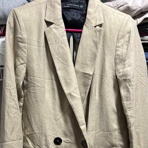 Zara Woman Beige/Tan Trench Coat XS